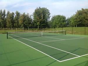 Tennis court at Summer Lake- click for photo gallery